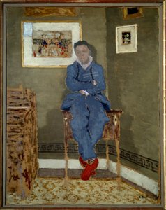 Ritratto del pittore Felix Vallotton (1865-1925) da Edouard Vuillard