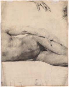 Nudo maschile reclinato (verso) da Edouard Vuillard
