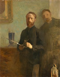Autoritratto con Waroquy, 1889 da Edouard Vuillard