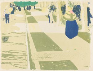 Il viale, 1899 da Edouard Vuillard