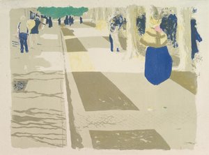Il Viale, dalla serie Paesaggi e Interni da Edouard Vuillard