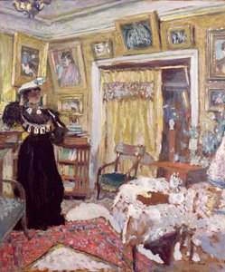 Il salone Hessel, Rue de Rivoli, 1901 da Edouard Vuillard