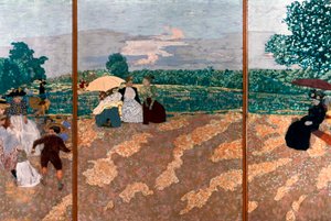 I giardini pubblici (dettaglio), 1894 da Edouard Vuillard