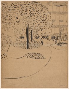 La piazza da Edouard Vuillard