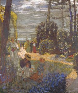 La terrazza a Vasouy, il giardino