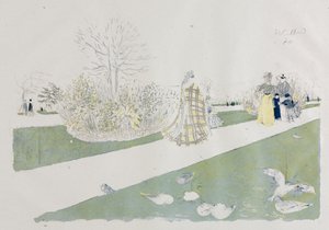 Il giardino delle Tuileries da Edouard Vuillard