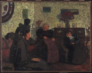 La visita della vedova, 1899 da Edouard Vuillard