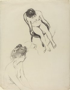 Due Studi di Figure Nude da Edouard Vuillard