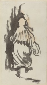 Figura che Cammina Vista da Dietro da Edouard Vuillard