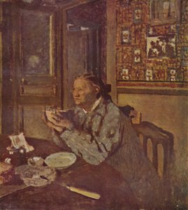 Donna con una ciotola da Edouard Vuillard