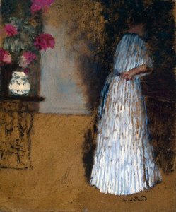 Giovane donna in una stanza da Edouard Vuillard