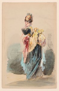Una Signora in Passeggiata da Edouard de Beaumont
