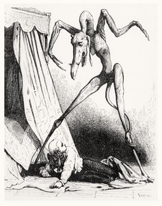 Illustrazione per Le Diable Amoureux, 1845 da Edouard de Beaumont