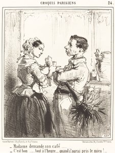 Madame chiede il suo caffè da Edouard de Beaumont