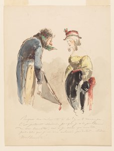 Il saluto al ballo in maschera da Edouard de Beaumont