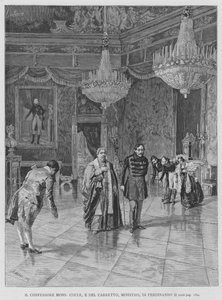Il Confessore Mons Cocle, e del Carretto, Ministro, di Ferdinando II da Edouardo Matania