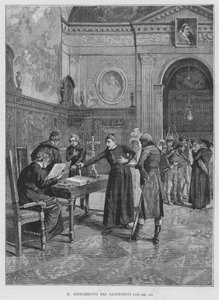 Il giuramento dei Sanfedisti da Edouardo Matania