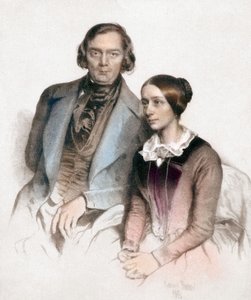 Robert e Clara Schumann da Eduard (after) Kaiser