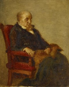 Tedesco: Studie für das Porträt von Wilhelm von Schadow Studio per il ritratto di Wilhelm von Schadow da Eduard Bendemann