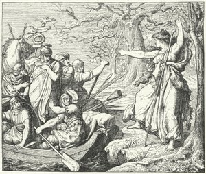 Il generale romano Nerone Claudio Druso sul fiume Elba, 9 a.C.