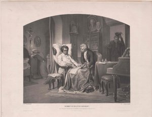 Morte di Mozart da Eduard Friedrich Leybold