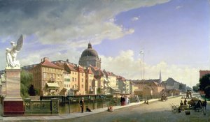 Schlossfreiheit von der Schlossbruecke, Berlino da Eduard Gärtner