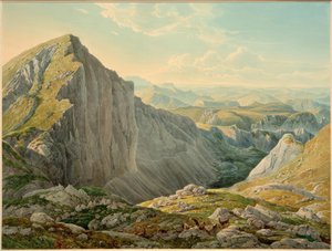 Il Grande Höllstein con vista verso Mariazell da Eduard Gurk