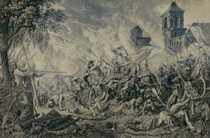 La morte di Zrinyi (dopo F. Osolsobic) da Eduard Gurk