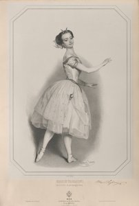 Ritratto della ballerina Marie Taglioni 1804-1884 come Satanella da Eduard Kaiser