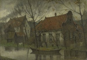 Veduta di un villaggio da Eduard Karsen