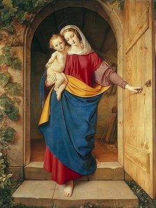 Madonna alla porta della bottega da Eduard Steinbruck