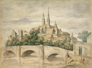 Veduta di Fritzlar da Eduard Stiegel