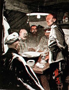 Punch di Capodanno, illustrazione da una rivista tedesca, 
