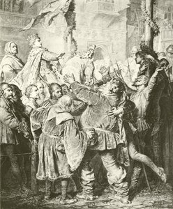 Enrico V respinge Falstaff da Eduard von Grutzner