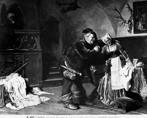Sir John Falstaff, 1876 da Eduard von Grutzner