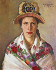 Donna di Avila da Eduardo Chicharro y Agüera