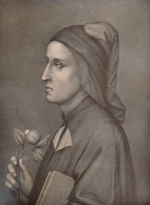 Dante Alighieri, poeta italiano, XIX secolo 1894 da Eduardo Chiossone