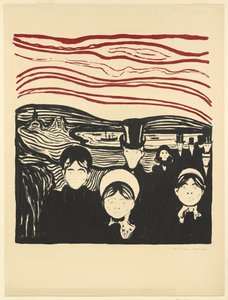Ansia, 1896 da Edvard Munch