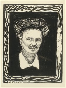 August Strindberg da Edvard Munch