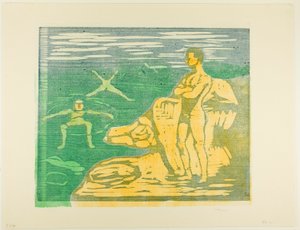 Ragazzi che Fanno il Bagno da Edvard Munch
