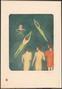 Ragazzi che fanno il bagno da Edvard Munch