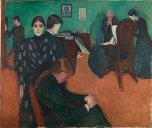 La morte nella stanza malata da Edvard Munch