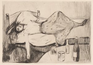 Il giorno dopo. 1894 da Edvard Munch