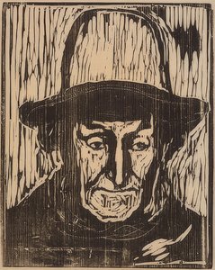 Il vecchio pescatore da Edvard Munch