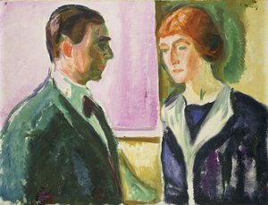 Addio (Doppio ritratto di Hugo e Kathe Perls), c.1912 da Edvard Munch