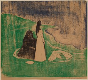 Donne sulla riva del mare da Edvard Munch