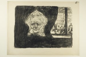 Henrik Ibsen al Grand Café da Edvard Munch