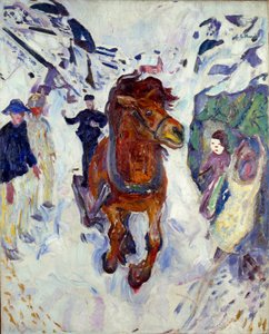 Galoppo del cavallo da Edvard Munch