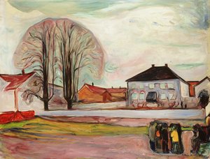Casa ad Aasgaardstrand da Edvard Munch