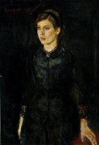 Inger Munch in nero
